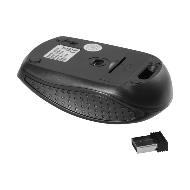 Equip 245104 Rato de viagem ambidestro RF sem fios ótico 1600 DPI