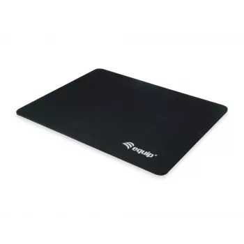 Equip Tapete de rato, preto, liso, nylon, borracha, base antiderrapante