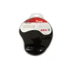 Equip Tapete de rato em gel, preto, liso, tecido, gel, poliuretano, apoio de pulso, base antiderrapante