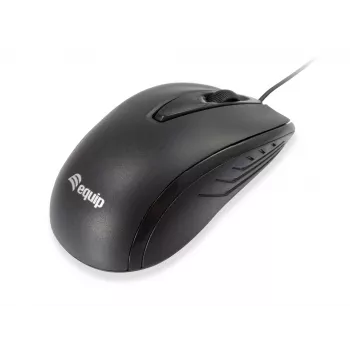 Equip 245107 Rato de escritório ambidestro USB Type-A ótico 1000 DPI