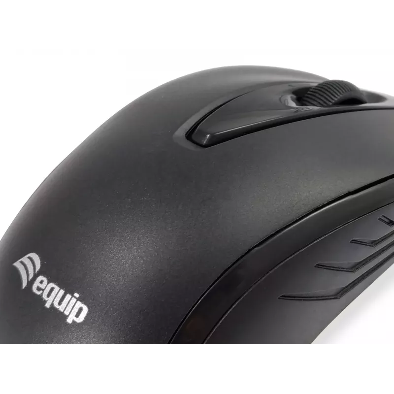 Equip 245107 Rato de escritório ambidestro USB Type-A ótico 1000 DPI