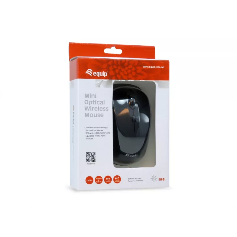 Equip Rato ótico mini sem fios RF