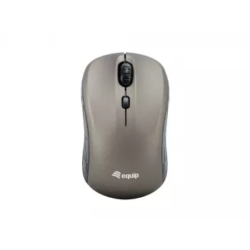 Equip Rato ótico mini sem fios, ambidestro, ótico, RF sem fios, 1600 DPI, cinzento