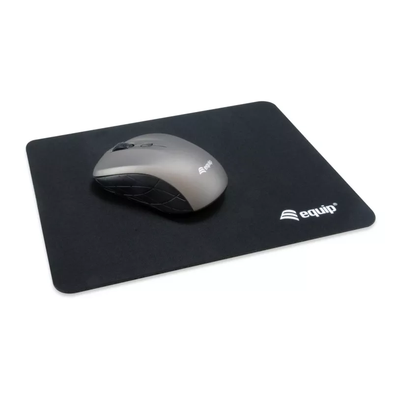 Equip Rato ótico mini sem fios, ambidestro, ótico, RF sem fios, 1600 DPI, cinzento