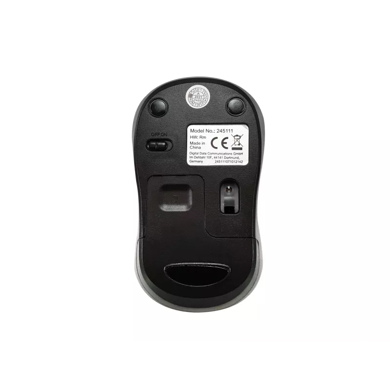 Equip Rato Comfort sem fios preto RF sem fios