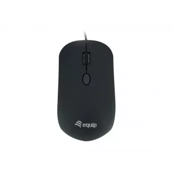 Equip Rato Comfort USB, ambidestro, ótico, USB Type-A, 1600 DPI, preto
