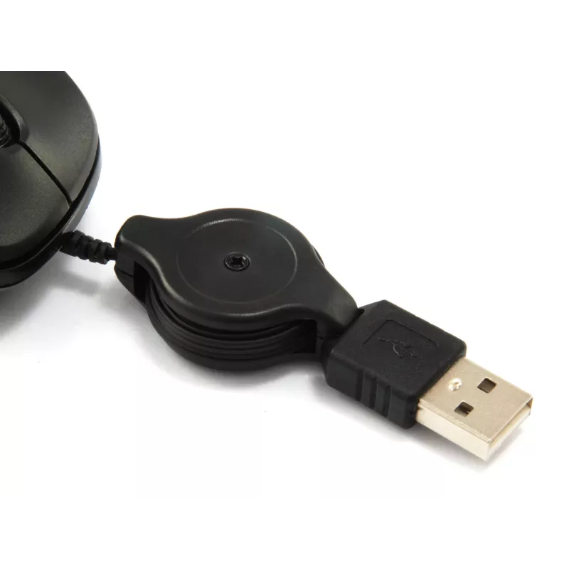 Equip 245103 Rato de viagem ambidestro USB Type-A ótico 1000 DPI