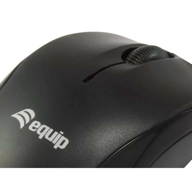 Equip 245103 Rato de viagem ambidestro USB Type-A ótico 1000 DPI