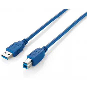 Equip Cabo USB 3.0 Type-A para Type-B, 3,0 m, azul