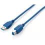 Equip Cabo USB 3.0 Type-A para Type-B, 3,0 m, azul