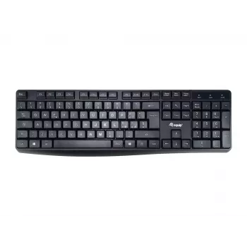 Equip 245213 Teclado escritório USB QWERTY italiano preto