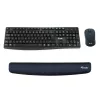 Equip Apoio de pulso para teclado, preto, espuma viscoelástica, China, 465 mm, 70 mm, 20 mm