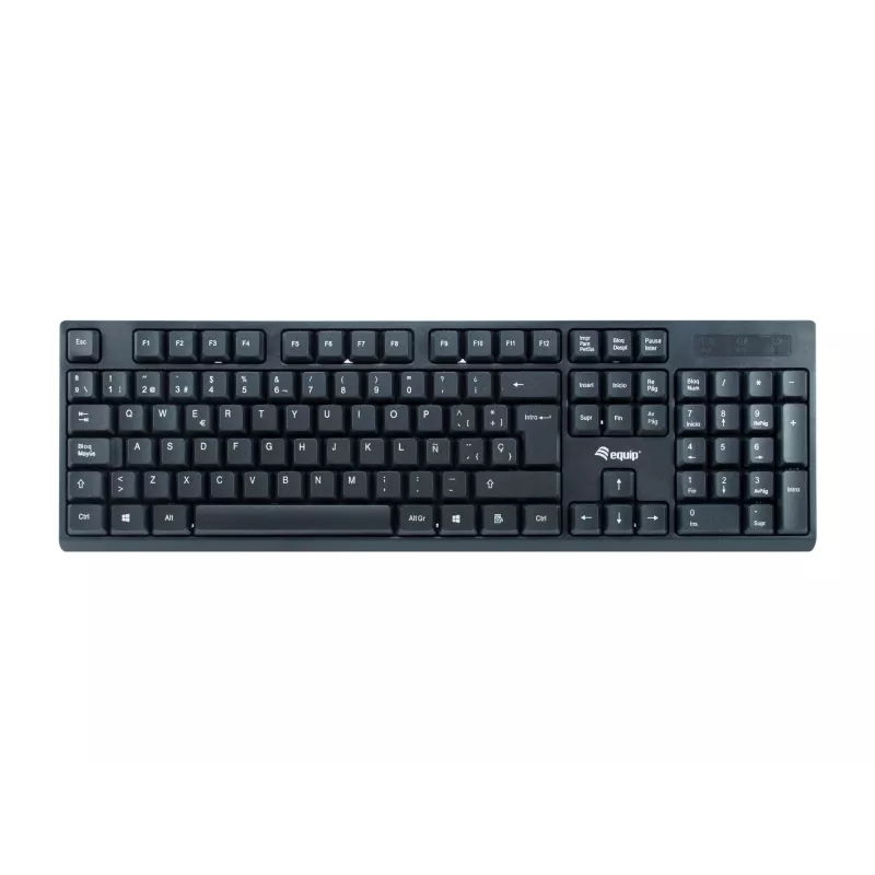 Equip Conjunto de teclado e rato sem fios, layout ES