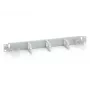 Painel de gestão de cabos para montagem em rack 19 polegadas Equip, cinzento-claro (RAL 7035)