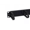Painel de gestão de cabos Equip 10 polegadas, 1U, preto