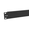 Painel cego Equip 10 polegadas 1U preto aço 25,4 mm de largura
