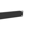 Painel cego Equip 10 polegadas 1U preto aço 25,4 mm de largura
