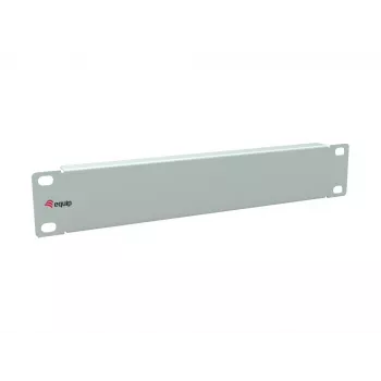 Painel cego Equip 10 polegadas 1U cinzento-claro aço 25,4 mm