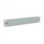 Painel cego Equip 10 polegadas 1U cinzento-claro aço 25,4 mm