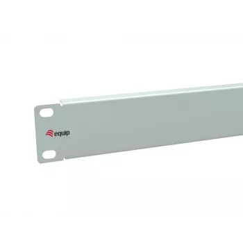Painel cego Equip 10 polegadas 1U cinzento-claro aço 25,4 mm