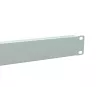 Painel cego Equip 10 polegadas 1U cinzento-claro aço 25,4 mm