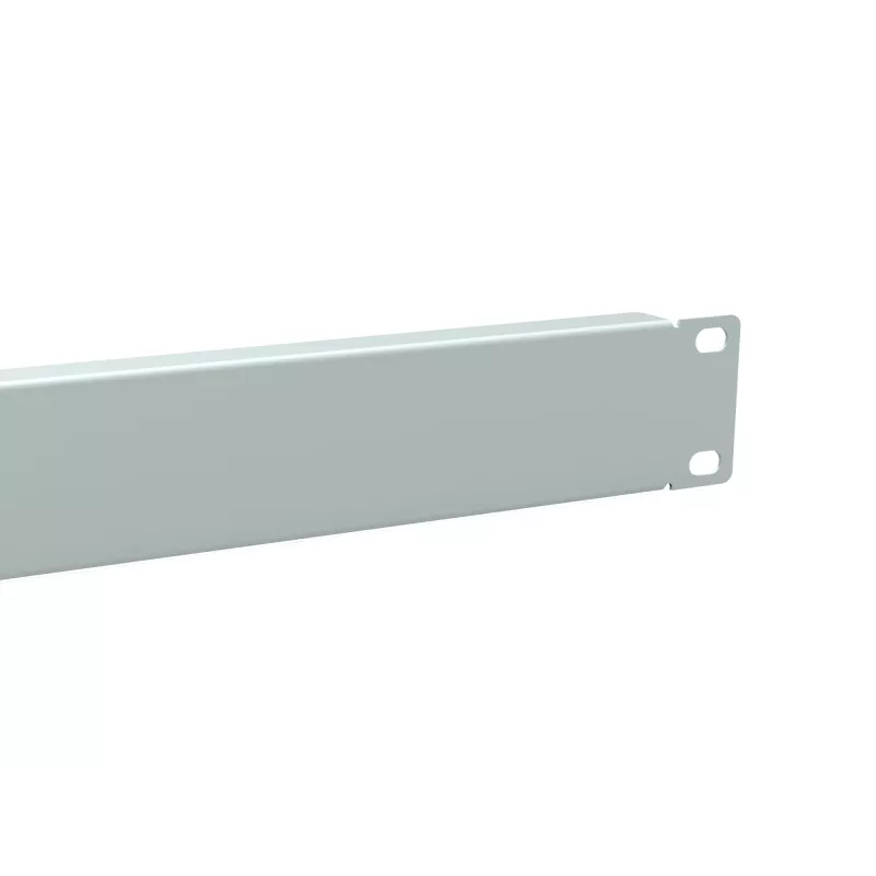 Painel cego Equip 10 polegadas 1U cinzento-claro aço 25,4 mm