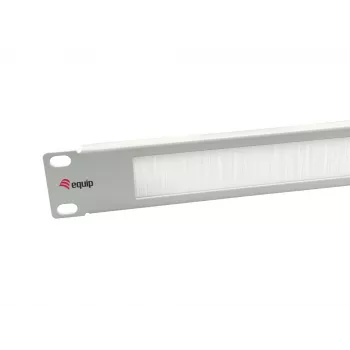 Painel de escovas Equip 10 polegadas cinzento-claro aço 1U