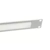 Painel de escovas Equip 10 polegadas cinzento-claro aço 1U