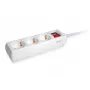 Distribuidor de energia Equip 245551 1,5 m 3 tomadas AC para interior branco