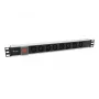 Unidade de distribuição de energia (PDU) Equip 333310 8 saídas AC 1U preto
