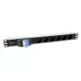 Unidade de distribuição de energia (PDU) Equip 333312 6 tomadas AC 1U preto