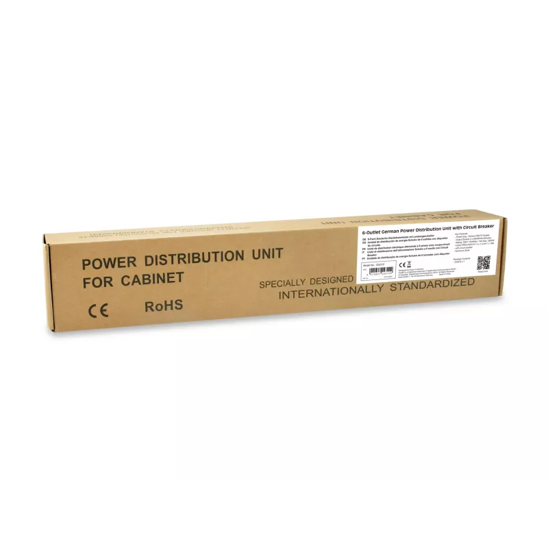 Unidade de distribuição de energia (PDU) Equip 333312 6 tomadas AC 1U preto