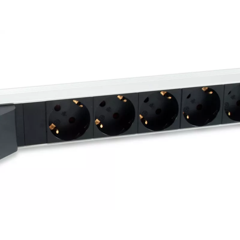 Unidade de distribuição de energia (PDU) Equip 333312 6 tomadas AC 1U preto