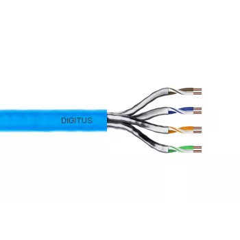 Cabo de instalação DIGITUS - CAT6a - U/FTP - AWG 23/1 - 100m - azul