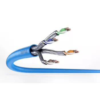 Cabo de instalação DIGITUS - CAT6a - U/FTP - AWG 23/1 - 100m - azul