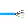 Cabo de instalação DIGITUS - CAT6a - U/UTP - AWG 23/1 - 305m - azul-claro