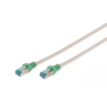 Cabo crossover DIGITUS – Cat 5e – SF/UTP – Snagless – Cu – 2 m – cinzento
