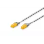 Cabo de rede Digitus CAT 6A U/UTP patch RJ-45 Cat6a 10 m cinzento