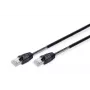 Cabo de patch para exterior DIGITUS – CAT6 – S/FTP – com bainha – Cu – 1 m – bainha preta