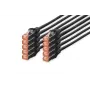 DIGITUS cabo patch CAT6 S/FTP, 0,25 m, cinzento, pack de 10
