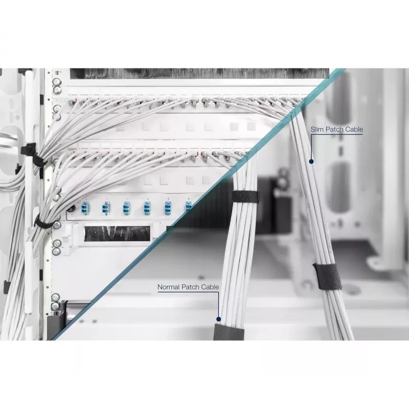 Cabo patch fino DIGITUS - CAT6 - U/UTP - Snagless - Cu - 2m - cinzento