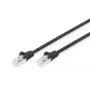 Cabo de rede DIGITUS - CAT6 - S/FTP - Snagless - 10 m - preto