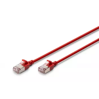Cabo de rede fino DIGITUS - CAT6A - F-FTP - 3 m - vermelho