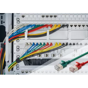 Cabo de rede Digitus CAT 6A DK-1632-A-015S-R RJ-45 Cat6a 1,5 m vermelho