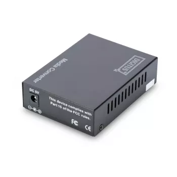 Conversor de suporte DIGITUS, SFP 10/100/1000Base-T para SFP Open Slot, incl. fonte de alimentação sem módulo SFP