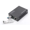 Conversor de suporte DIGITUS, SFP 10/100/1000Base-T para SFP Open Slot, incl. fonte de alimentação sem módulo SFP