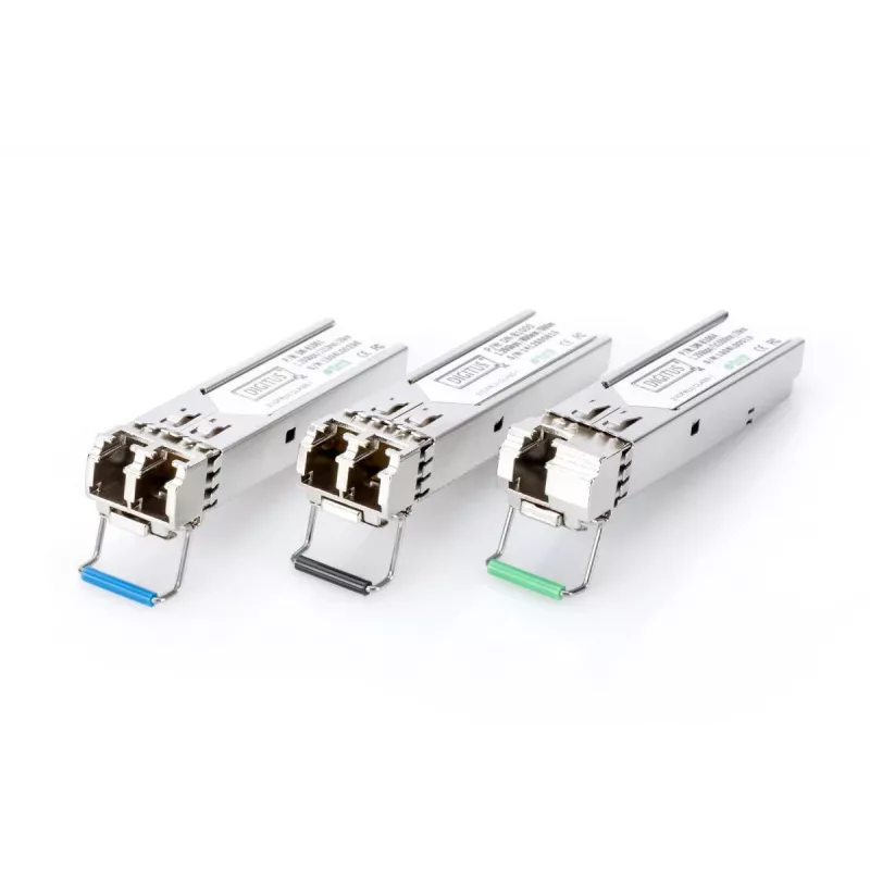 Módulo SFP DIGITUS 1,25 Gbit/s, até 20 km monomodo, ficha LC duplex 1000Base-LX, 1310 nm