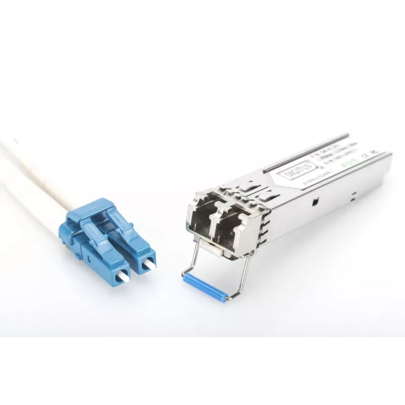 Módulo SFP DIGITUS 1,25 Gbit/s, até 20 km monomodo, ficha LC duplex 1000Base-LX, 1310 nm