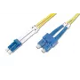 DIGITUS DK-2932-10 cabo patch de fibra ótica, LC para SC monomodo OS2 9/125 µm, Duplex, 10 m