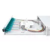 DIGITUS caixa de fusão de fibra ótica, 1HE, equipada com 12x LC-Duplex, incl. parafusos M25, cassete de fusão OM3, pigtails coloridos, adaptador